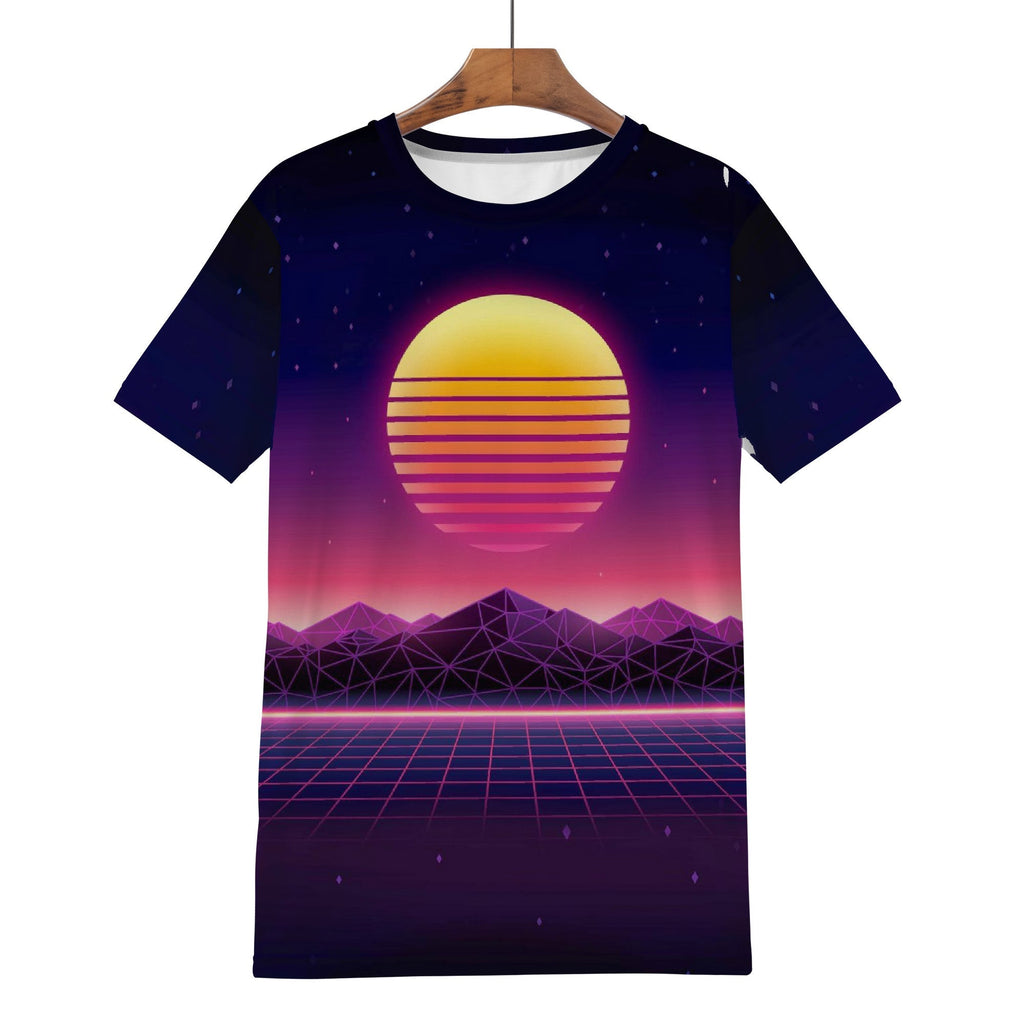 Synthwave Neon Sunset Shirt - Random Galaxy