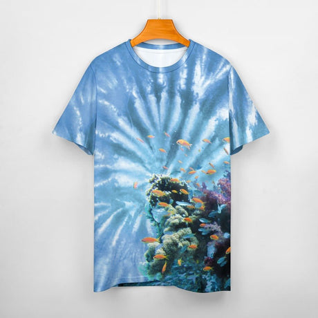 Tie Dye Coral Shirt - Random Galaxy