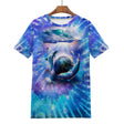 Tie Dye Space Dolphin Shirt - Random Galaxy