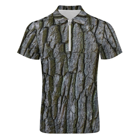 Tree Bark Polo Shirt - Random Galaxy