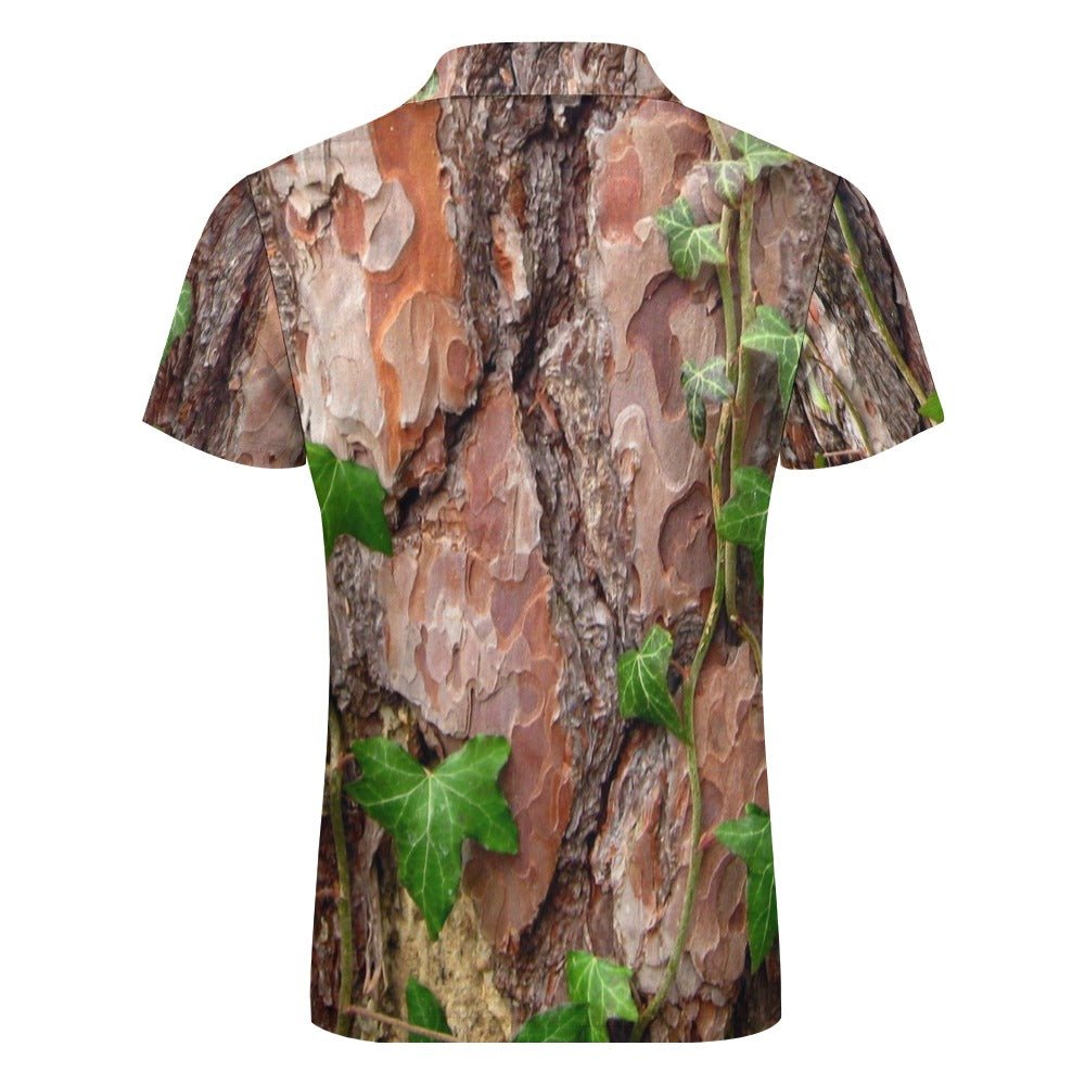 Tree Bark Polo Shirt - Random Galaxy