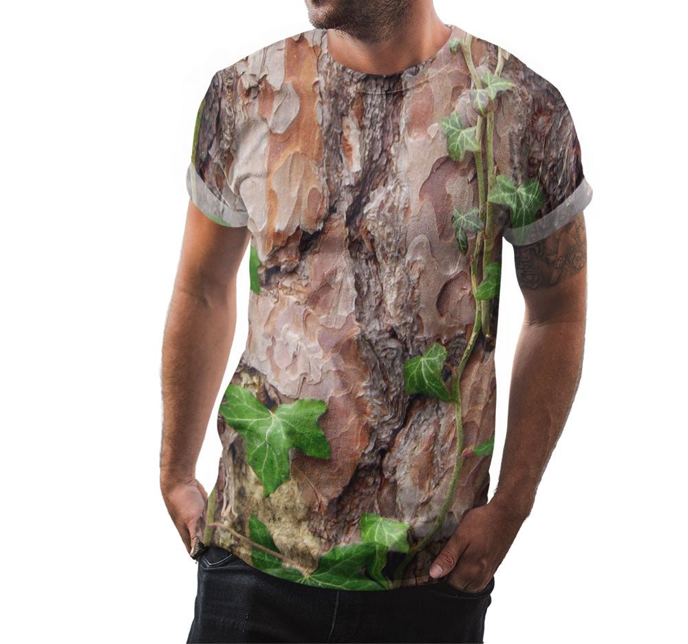 Tree Bark Shirt | AOP 3D Tee Shirts - Random Galaxy