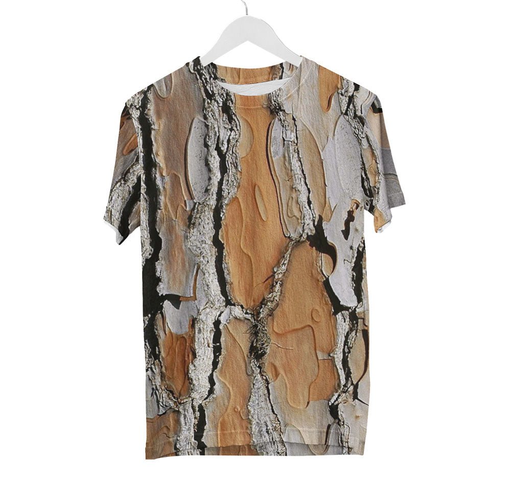 Tree Bark Shirt | AOP 3D Tee Shirts - Random Galaxy