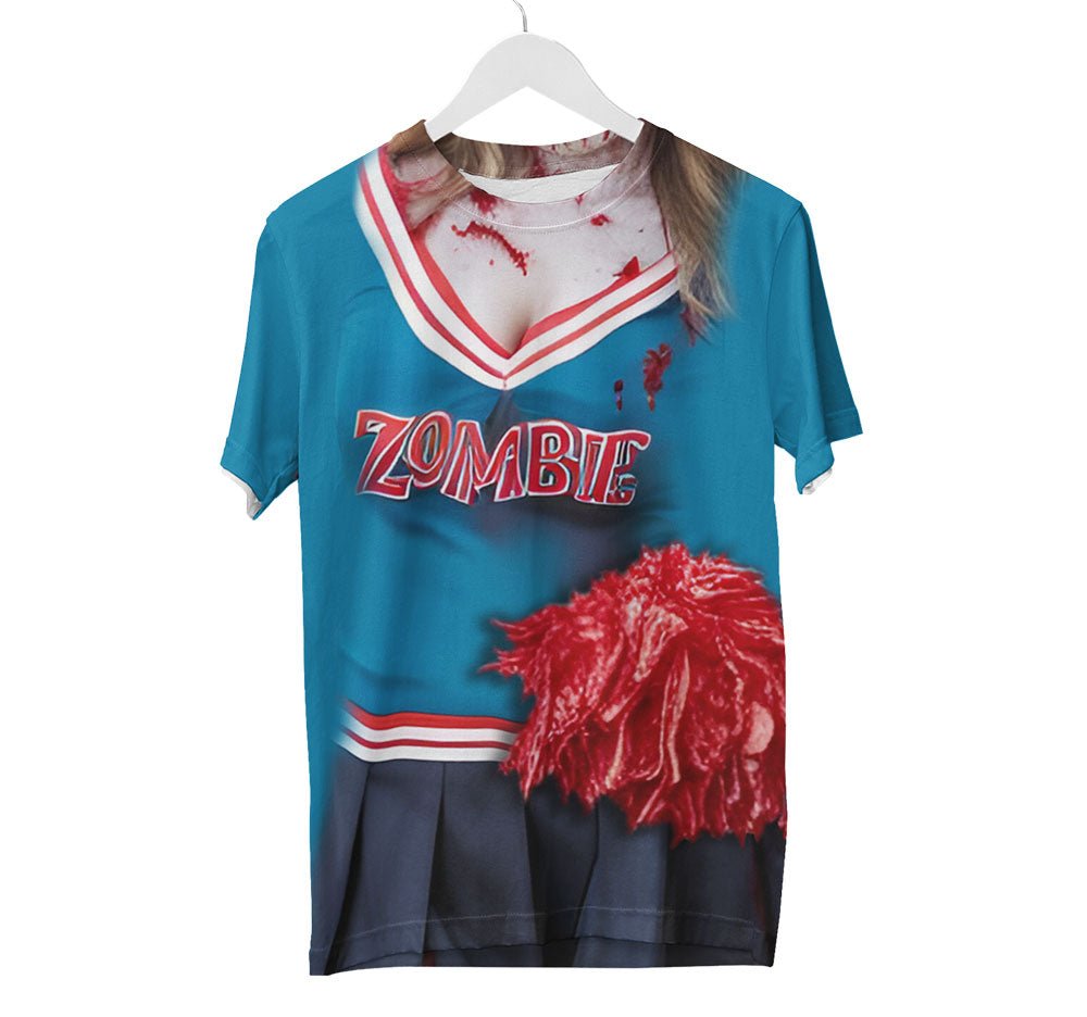 Zombie Cheerleader Costume Shirt - Random Galaxy